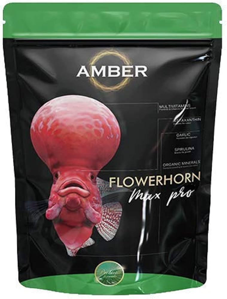 Amber Flowerhorn Fish Feed – Kok & Growth Enhancer (100g)