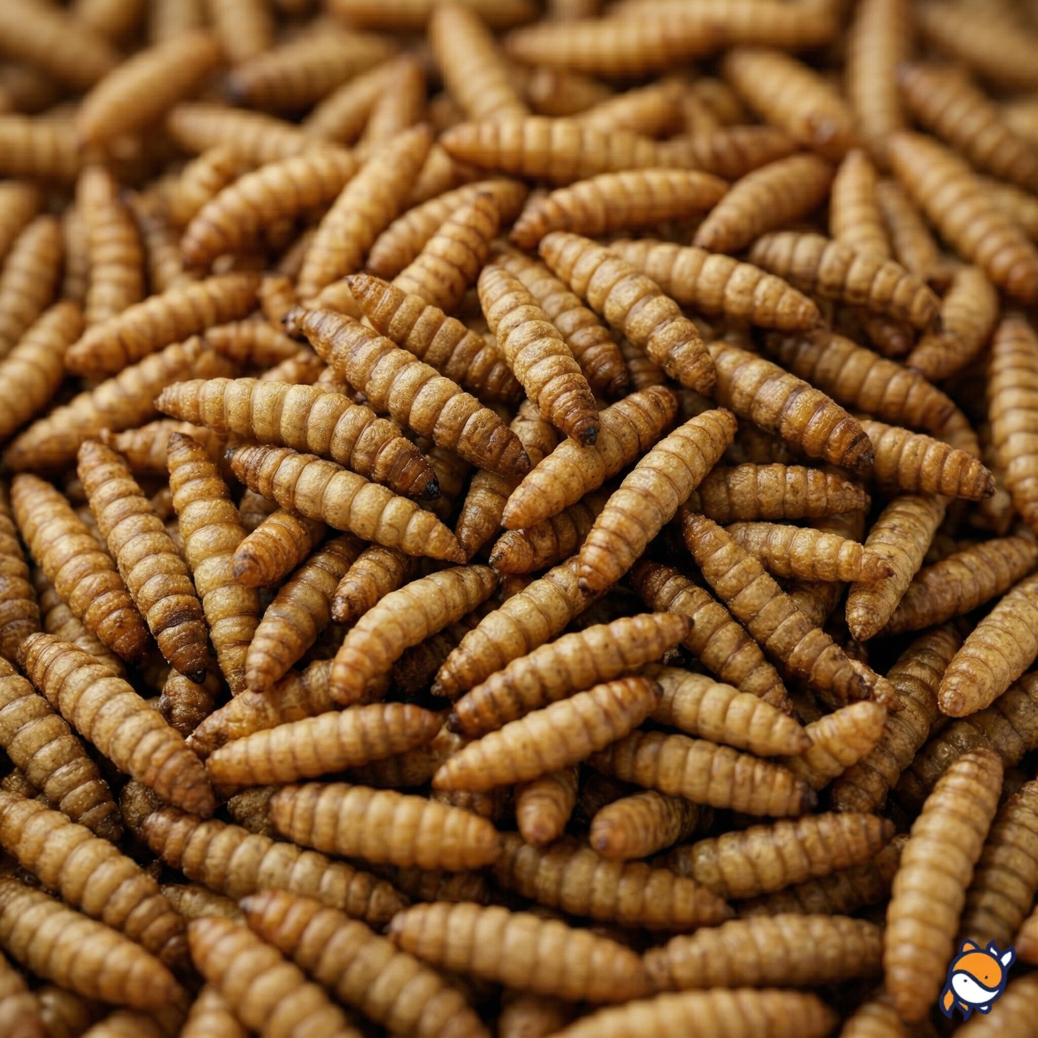 MW Puffed BSFL – Crispy High-Protein Feeder Insect for Fish, Birds and Reptiles