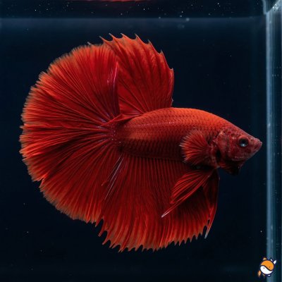 Red Ohm Betta Fish